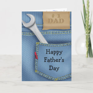 Denim Jeans Father's Day Card