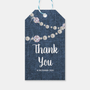 Denim, jeans gift tag