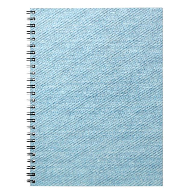 Denim jeans material cloth texture notebook (Front)