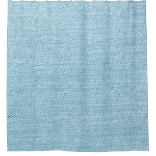 Denim jeans material cloth texture shower curtain