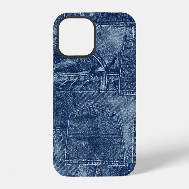 Denim material, iPhone case (Back)