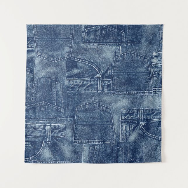 Denim material, tapestry (Front)