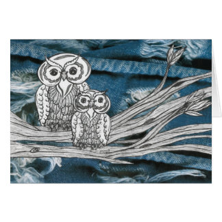 Denim Owls