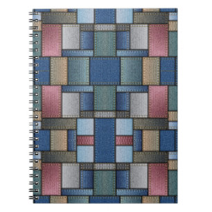 Denim Patchwork Notebook