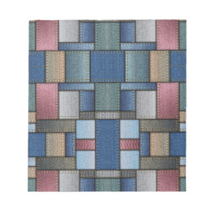 Denim Patchwork Notepad