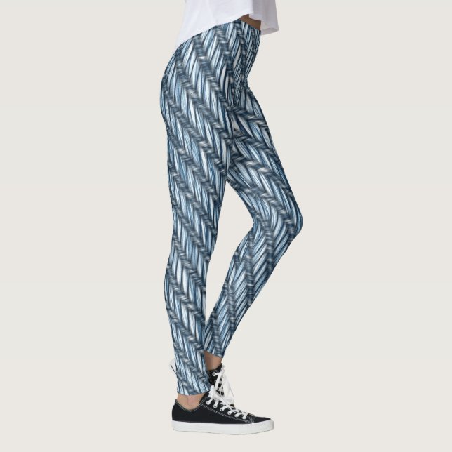Denim Pattern Leggings (Right)