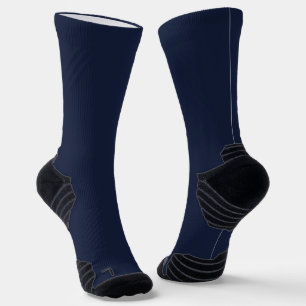 Denim Solid Plain Color Socks