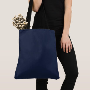 Denim Solid Plain Color Tote Bag