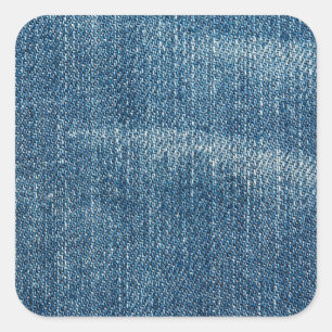 Denim Square Sticker