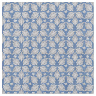 Denim textured with lace Seamless Repeats Fabric