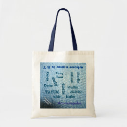 Denim Tote Shopping Bag//mmetropolim design        Bag