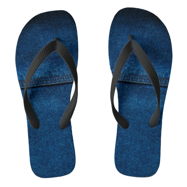 Denim with seam thongs (Footbed)