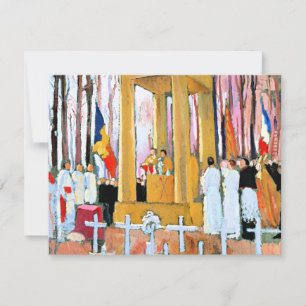 Denis - Mass in Front of Tomb of Ernest Psichari Card
