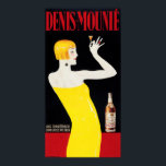 DENIS MOUNIE French Wines Liquor Art Deco Advert Poster<br><div class="desc">Restored! High resolution reproduction,  Photoshop sharpened for crisp prints,  digital retouched and restored for tears,  smudges,  and missing elements. DENIS MOUNIE French Wines Liquor Art Deco Advertisement Poster.</div>
