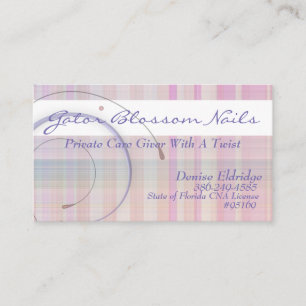 Denise Nail Art Business Cards