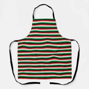 Denison city Texas flag stripes USA america patter Apron