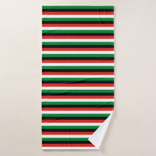 Denison city Texas flag stripes USA america patter Bath Towel