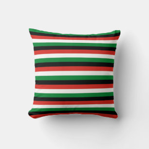 Denison city Texas flag stripes USA america patter Cushion