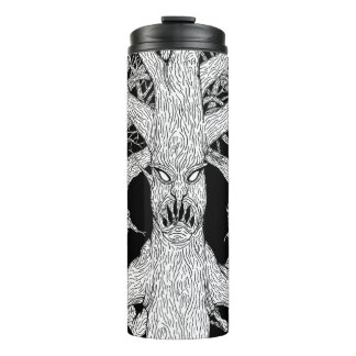 Denizens of the Diabolic Wood Weird Horror Art Thermal Tumbler