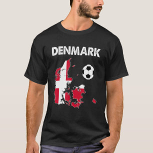 Denmark 2022 National Football Team Soccer Danish  T-Shirt