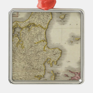 Denmark 3 metal ornament