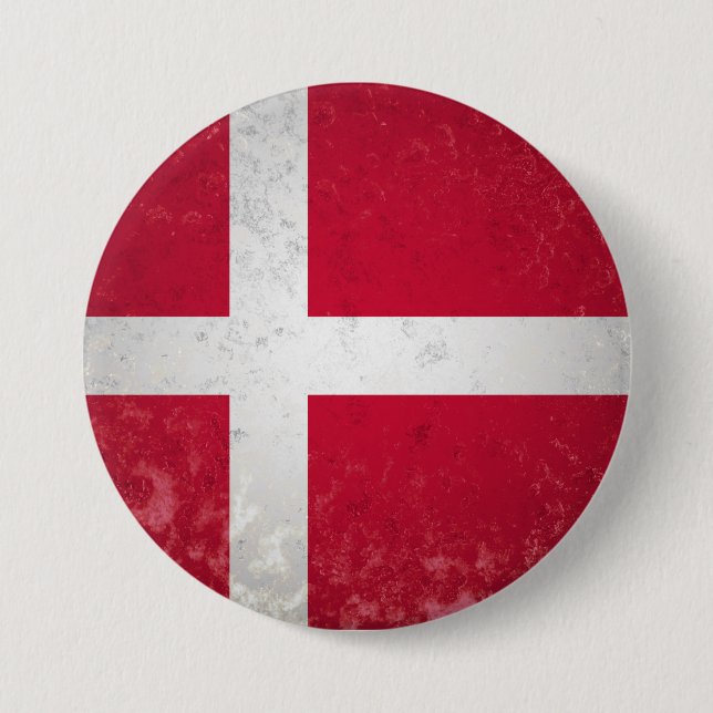 Denmark 7.5 Cm Round Badge (Front)