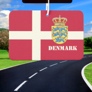 Denmark air freshener, car fresh, Danish Flag Freshener