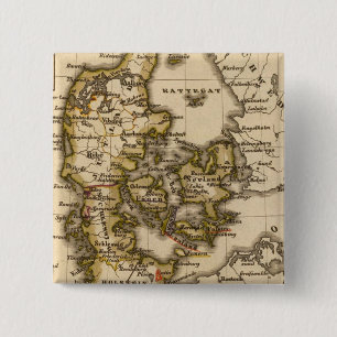 Denmark and Iceland 2 15 Cm Square Badge