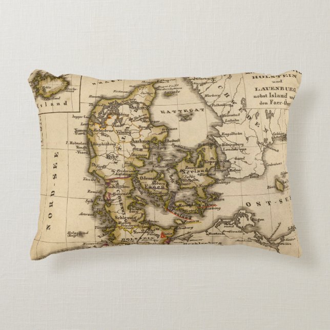 Denmark and Iceland 2 Decorative Cushion (Front)