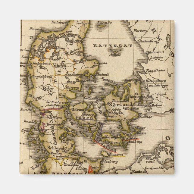Denmark and Iceland 2 Magnet (Front)