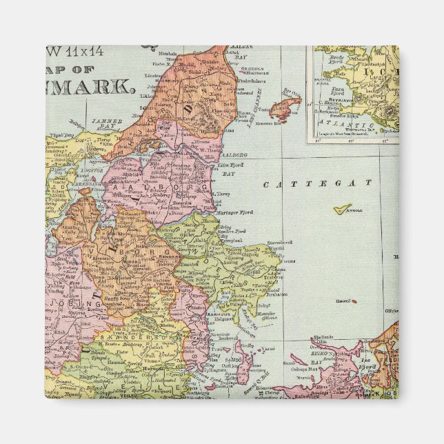 Denmark and Iceland Magnet (Front)