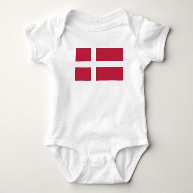 Denmark Baby Bodysuit (Front)