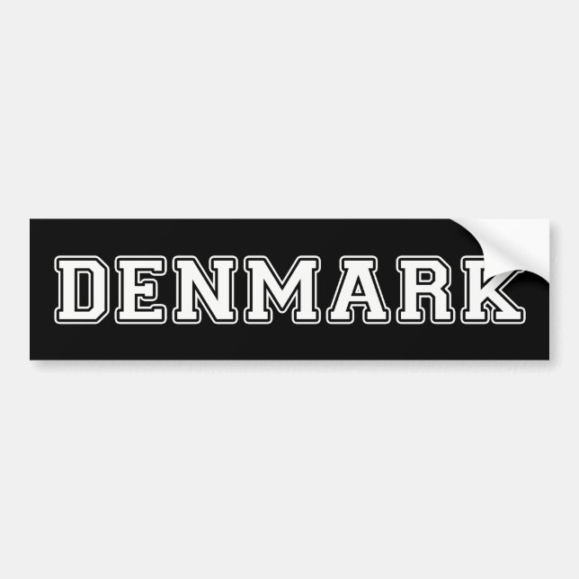 Denmark Bumper Sticker (Front)