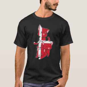 Denmark Cats Dennish Denmark   T-Shirt