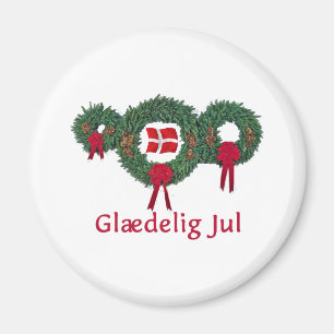 Denmark Christmas 2 Magnet