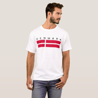 Denmark country flag symbol long T-Shirt
