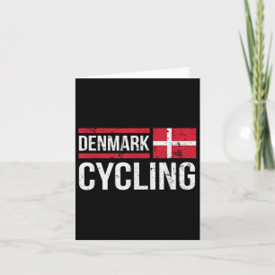 Denmark Cycling Cyclist Bike Riding Racing Danish  Card