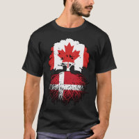 Denmark Danish Canadian Canada Tree Roots Flag
