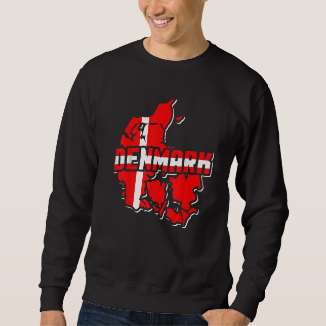 Denmark Danish Denmark Copenhagen Danmark   Sweatshirt (Front)