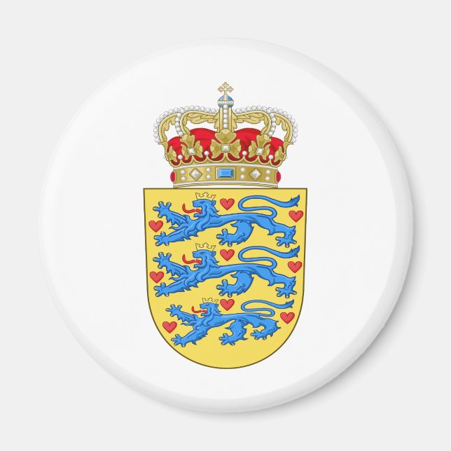 denmark emblem magnet (Front)