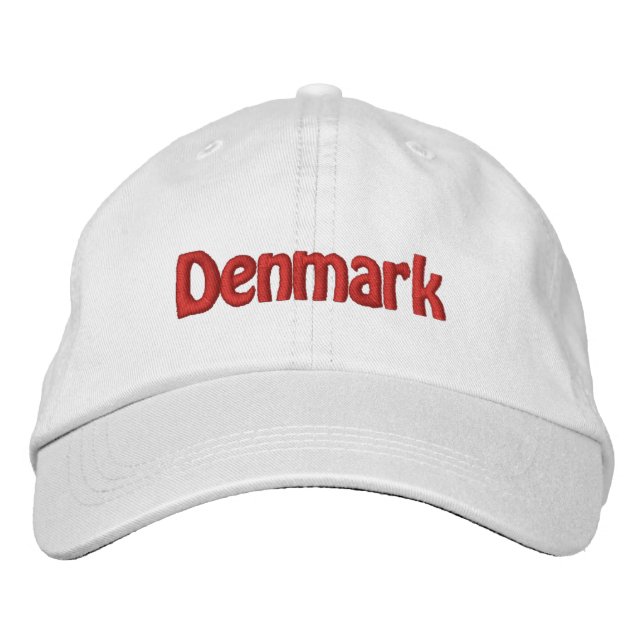 Denmark Embroidered Hat (Front)