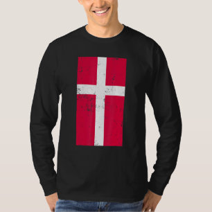 Denmark Europe Scandanavia Copenhagen Distressed F T-Shirt