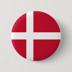 Denmark Flag 6 Cm Round Badge