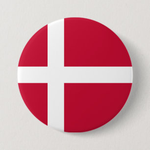 Denmark Flag 7.5 Cm Round Badge