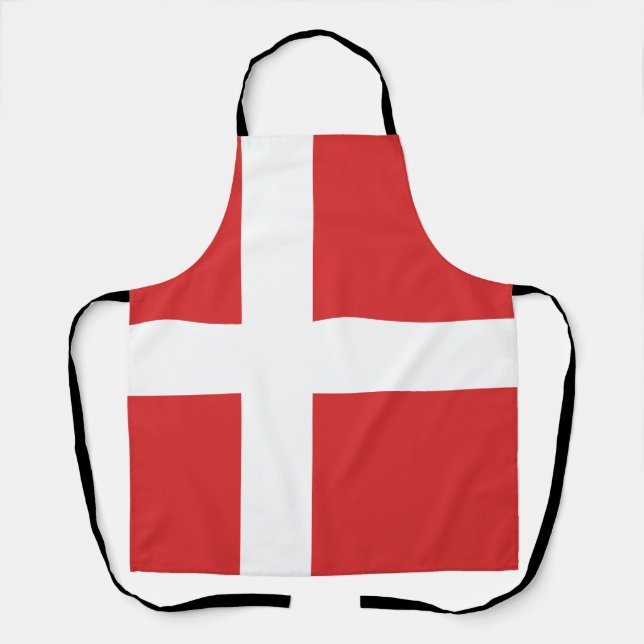 Denmark flag apron (Front)