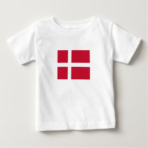 Denmark Flag Baby T-Shirt