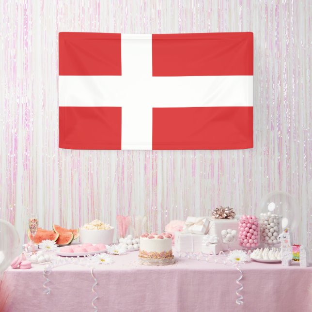 Denmark flag banner (Party)