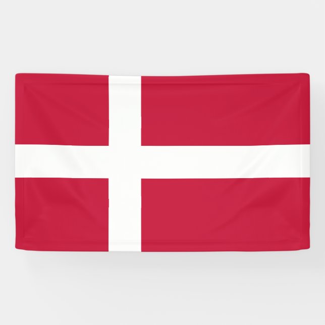 Denmark flag banner (Horizontal)