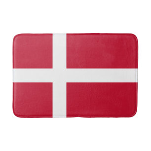 Denmark Flag Bath Mat