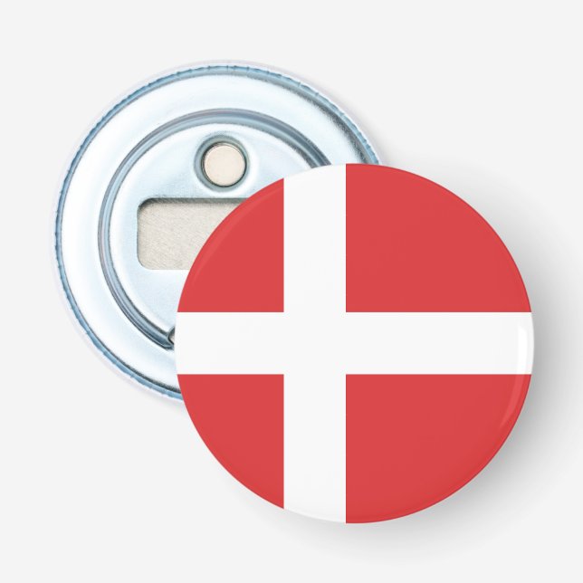 Denmark flag bottle opener (Front)